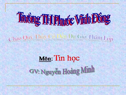 Chương VI. Bài 1. Bước đầu làm quen với Logo