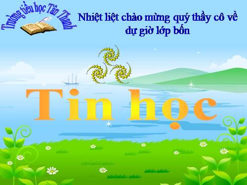 Chương V. Bài 4. Thay đổi cỡ chữ và phông chữ