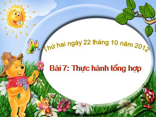 Chương II. Bài 6. Thực hành tổng hợp