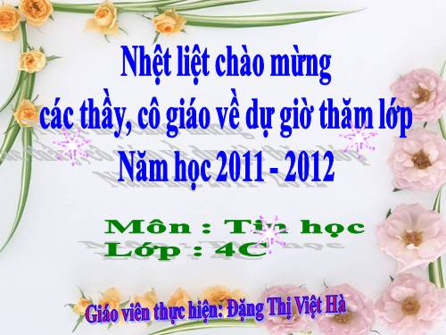 Chương IV. Bài 1. Học toán với phần mềm Cùng học toán 4