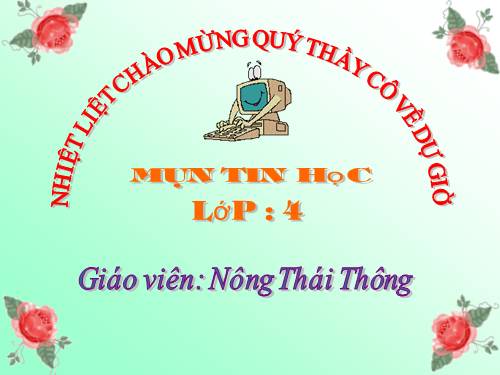 Chương IV. Bài 1. Học toán với phần mềm Cùng học toán 4