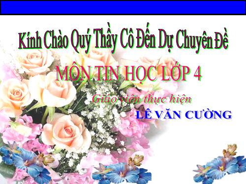 Chương V. Bài 4. Thay đổi cỡ chữ và phông chữ