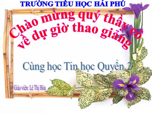 Chương II. Bài 2. Vẽ hình chữ nhật, hình vuông