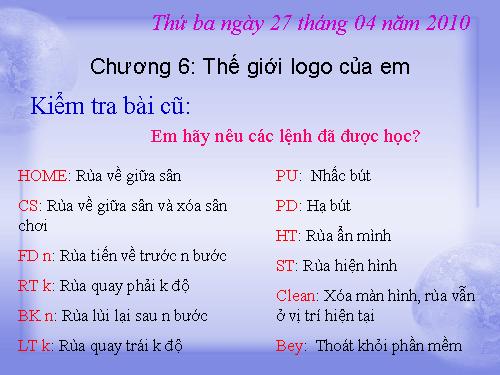 Chương VI. Bài 3. Sử dụng câu lệnh lặp