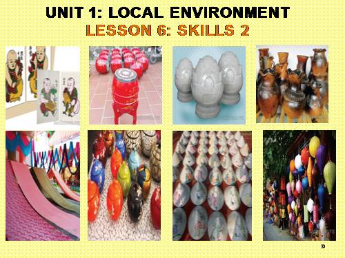 Unit 1. Local environment. Lesson 6. Skills 2