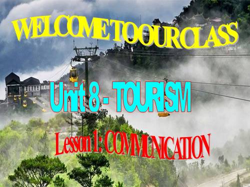 Unit 8. Tourism. Lesson 4. Communication