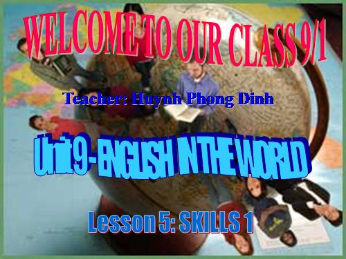 Unit 9. English in the world. Lesson 5. Skills 1