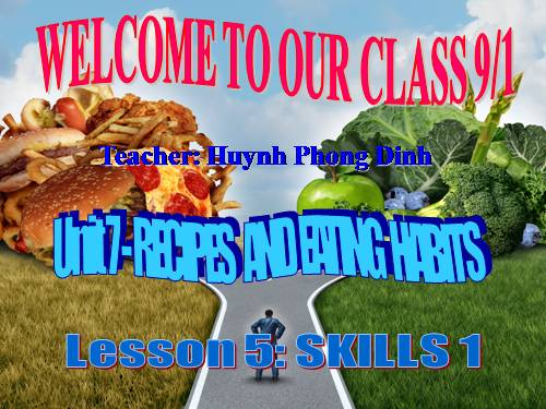 Unit 7. Recipes and eating habits. Lesson 5. Skills 1