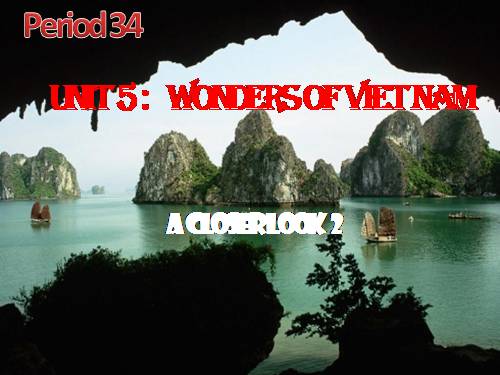 Unit 5. Wonders of Viet Nam. Lesson 3. A closer look 2