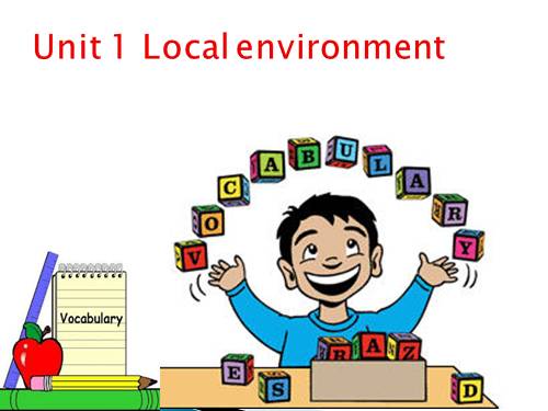 Unit 1. Local environment. Lesson 2. A closer look 1