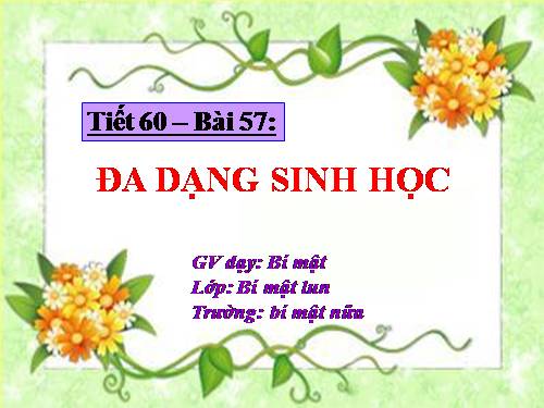 Bài 53. Môi trường sống và sự vận động, di chuyển