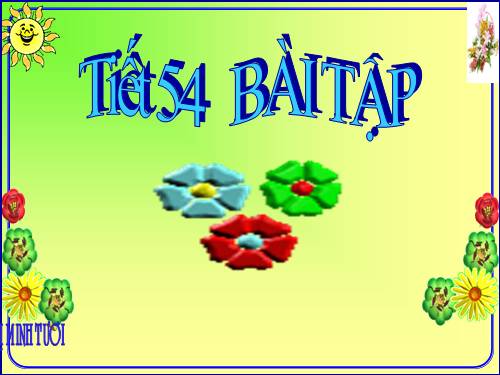 Bài 63. Ôn tập