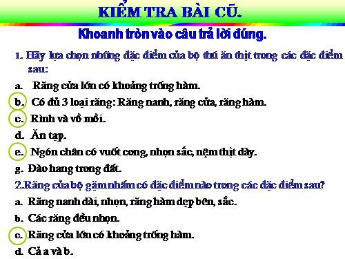 Bài 51. Đa dạng của lớp Thú: Các bộ Móng guốc và bộ Linh trưởng