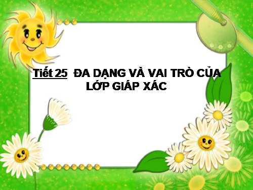 Bài 24. Đa dạng và vai trò của lớp Giáp xác