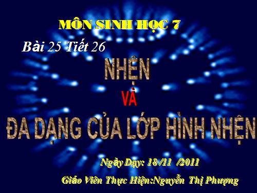 Bài 25. Nhện và sự đa dạng của lớp Hình nhện