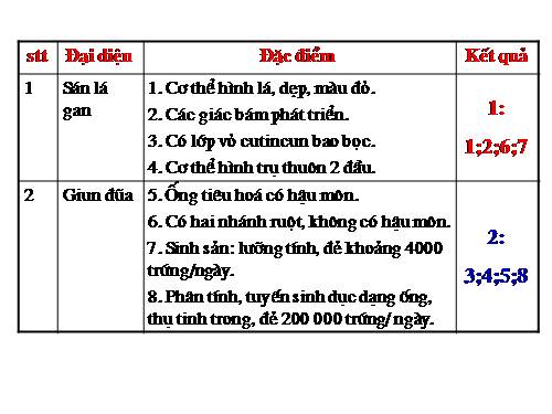 Bài 14. Một số giun tròn khác và đặc điểm chung của ngành Giun tròn