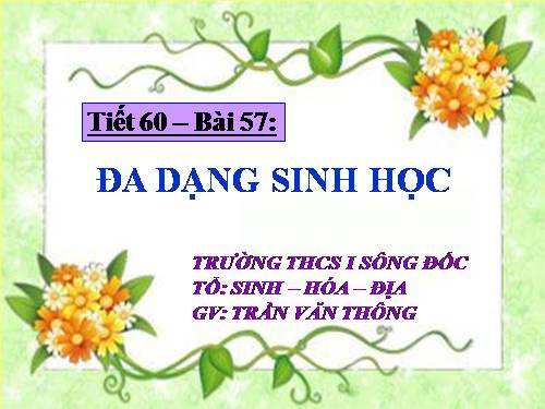 Bài 57. Đa dạng sinh học