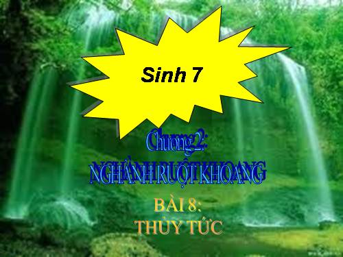 Bài 8. Thủy tức