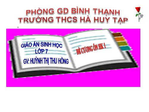 đề cương ôn HK1