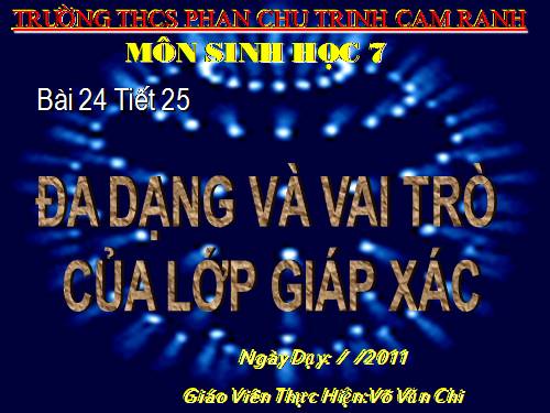 Bài 24. Đa dạng và vai trò của lớp Giáp xác