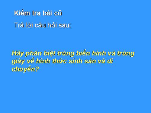 Bài 6. Trùng kiết lị và trùng sốt rét