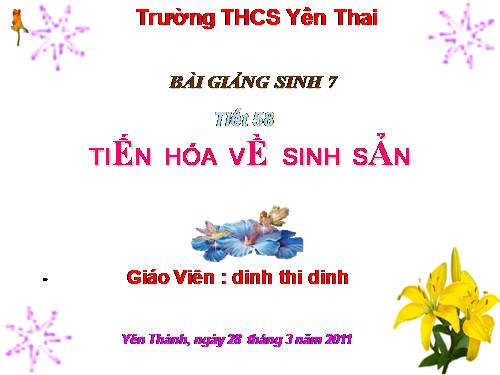 Bài 55. Tiến hoá về sinh sản