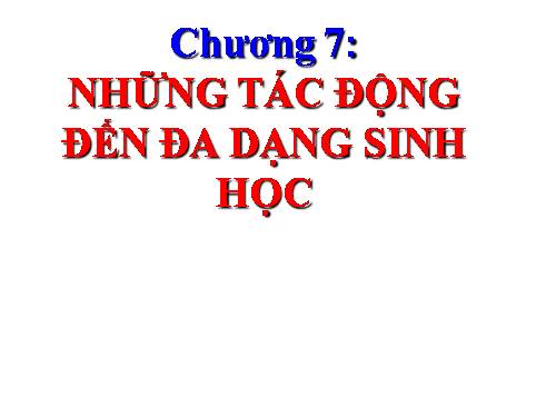 Bài 57. Đa dạng sinh học