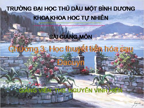 HOC THUYET TIEN HOA SAU DACWIN