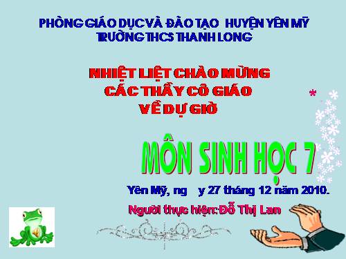 Bài 35. Ếch đồng