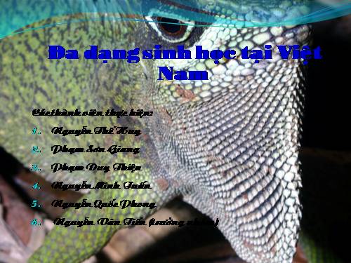 Bài 58. Đa dạng sinh học (tiếp theo)