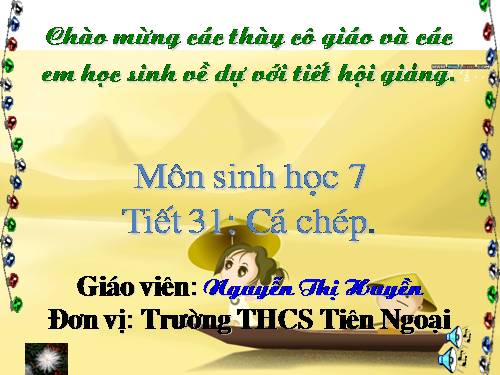 Bài 31. Cá chép