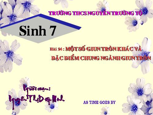 Bài 14. Một số giun tròn khác và đặc điểm chung của ngành Giun tròn
