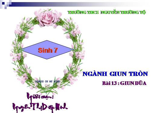 Bài 13. Giun đũa