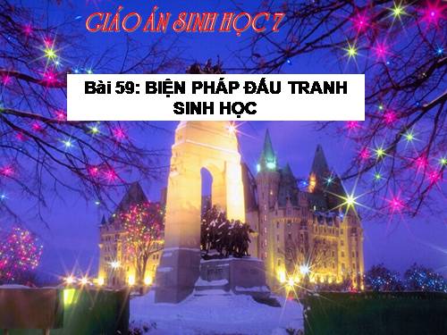 Bài 59. Biện pháp đấu tranh sinh học