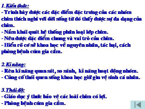 Bài 44. Đa dạng và đặc điểm chung của lớp Chim