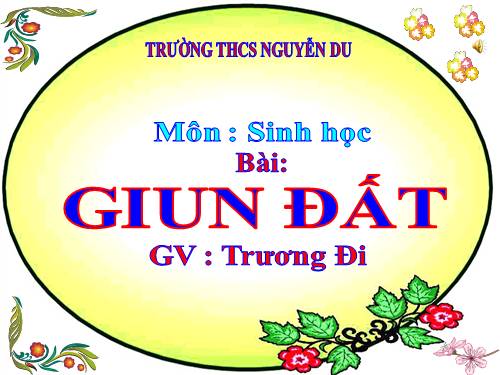 Bài 15. Giun đất