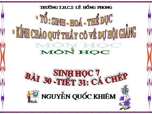 Bài 31. Cá chép