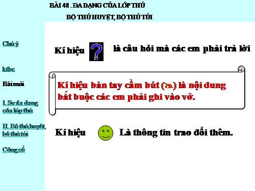 Bài 48. Đa dạng của lớp Thú: Bộ Thú huyệt, bộ Thú túi