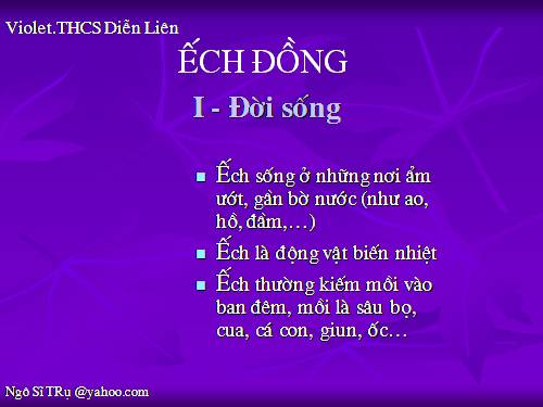 Bài 35. Ếch đồng