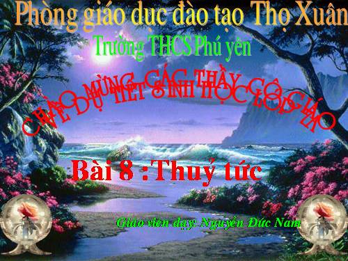 Bài 8. Thủy tức