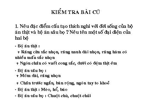 Bài 51. Đa dạng của lớp Thú: Các bộ Móng guốc và bộ Linh trưởng