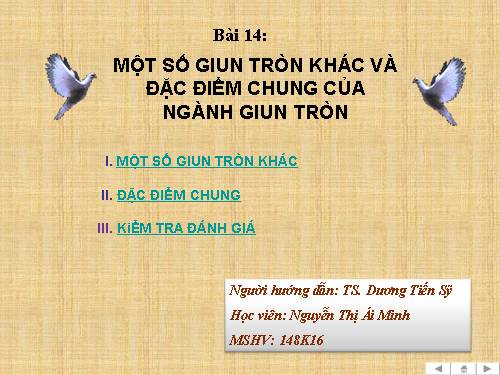 Bài 14. Một số giun tròn khác và đặc điểm chung của ngành Giun tròn