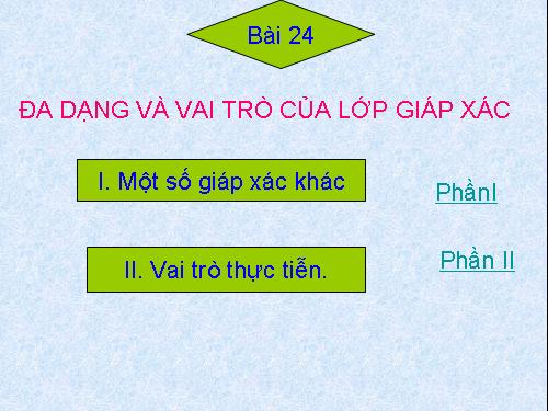 Bài 24. Đa dạng và vai trò của lớp Giáp xác