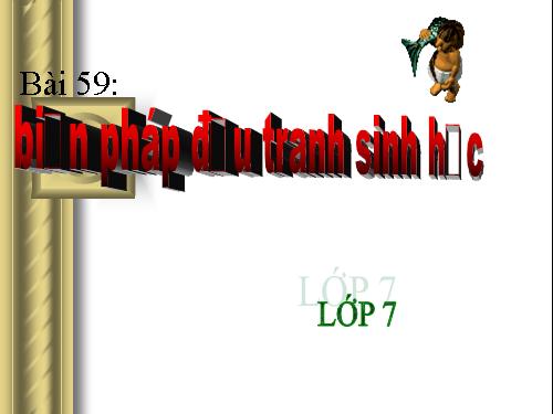 Bài 59. Biện pháp đấu tranh sinh học