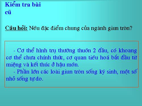 Bài 15. Giun đất