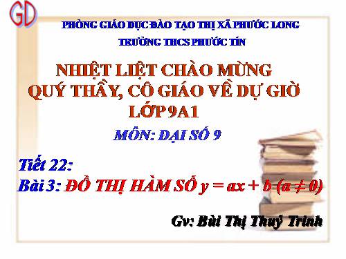 Chương IV. §2. Đồ thị của hàm số y = ax² (a ≠ 0)