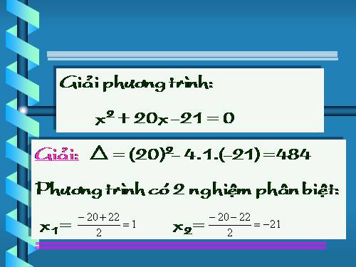 Chương IV. §5. Công thức nghiệm thu gọn