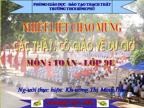 Chương III. §3. Giải hệ phương trình bằng phương pháp thế