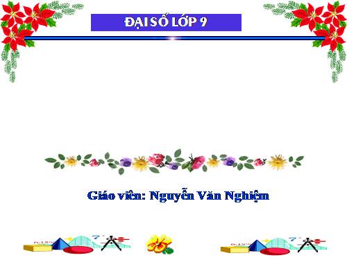 Chương IV. §5. Công thức nghiệm thu gọn
