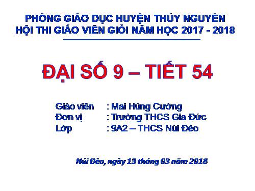 Chương IV. §5. Công thức nghiệm thu gọn